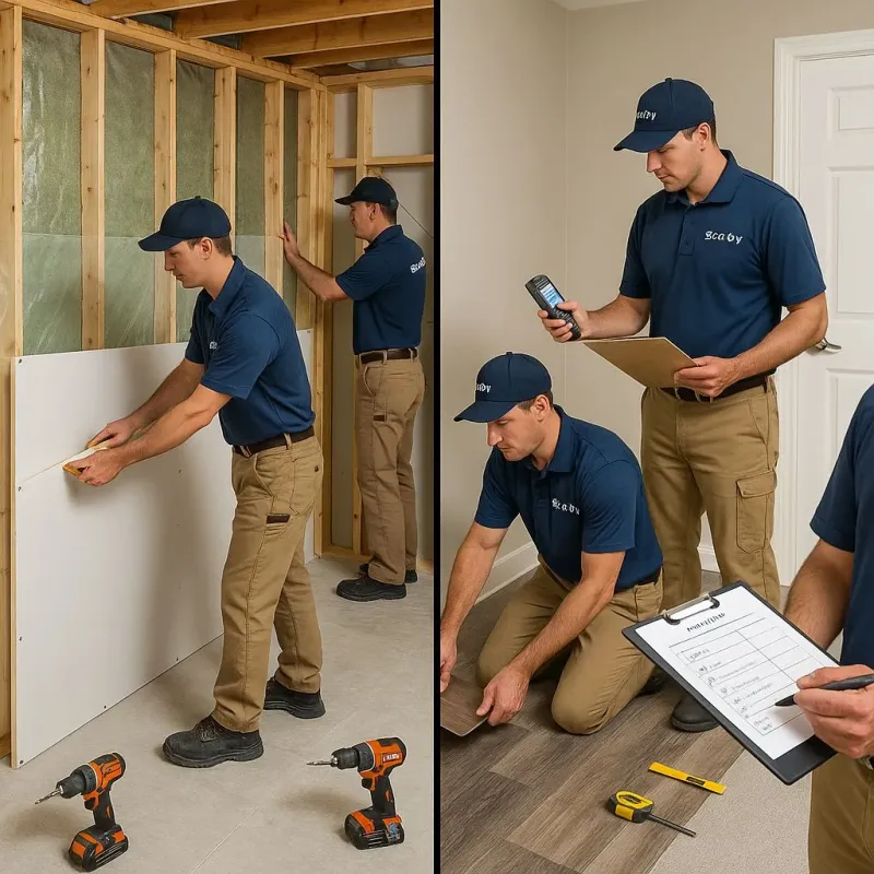 Repairs and Reconstruction process in Livermore, ME